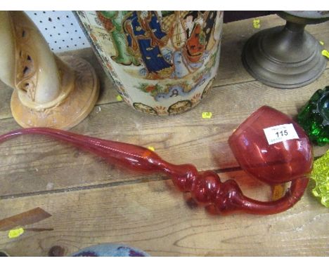 A large glass pipe