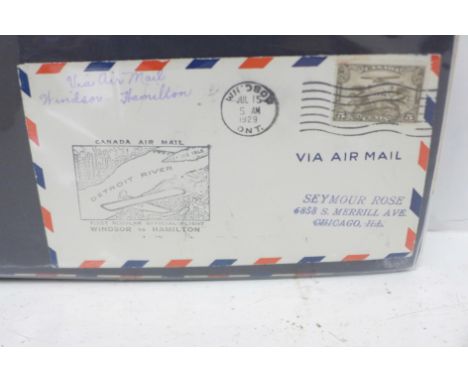 Stamps; first flight covers, 1929 onwards (48 no.) 