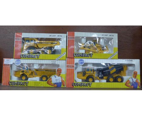 Four die-cast Joal Compact model vehicles 