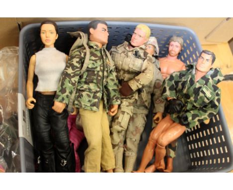 Selection of Action Man figures and accessories