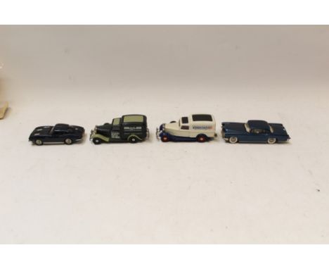 Diecast Brooklin Models 1963 Chevrolet Corvette Stingray Coupe, 1936 Dodge Van Model Auto, 1935 Dodge Van Motor Fair, 1956 Li