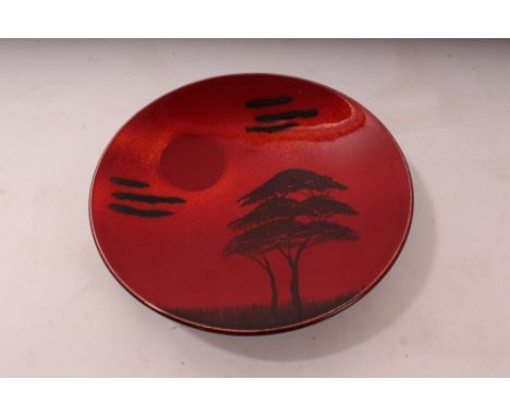 Poole Pottery African Sky circular dish / charger, 26cm diameter