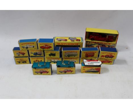 Matchbox 1-75 Series boxed selection, plus Matchbox Kingsize K-7 and K15
