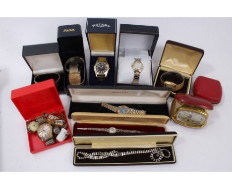 Quantity of gentlemen’s and ladies’ wristwatches, by various makers – including Avia, Sekonda, Old England, Accurist and Time