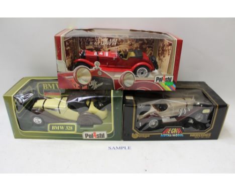 Selection of boxed larger scale models – including Burago, Polistil and others (11)