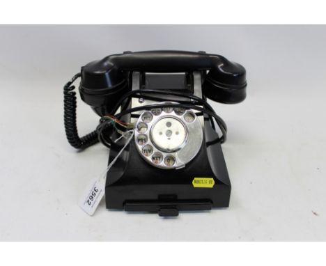 1960s black Bakelite telephone model 312L S57/3A