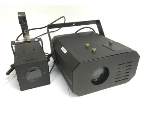 A Datestar disco light and one other.