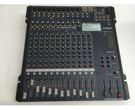 A Yamaha MG166C USB mixing console, a Spirit Folio channel mixer and an M8U XL 8x8 USB midi interface (3).