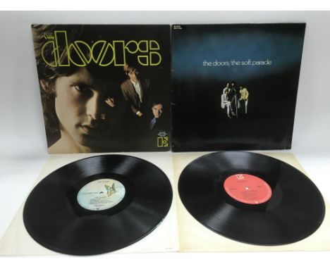 Two LPs by The Doors comprising the self titled debut ELK 42012 and 'The Sift Parade' K 42 079. Both in a VG+ condition.
