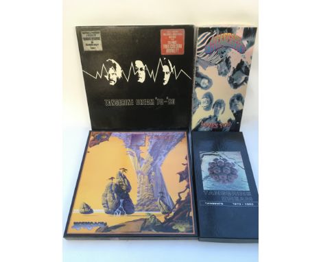 A Tangerine Dream '70-80' triple LP box set, 'Tangents 1973-1983' CD box set by the same group plus CD box sets by Jefferson 