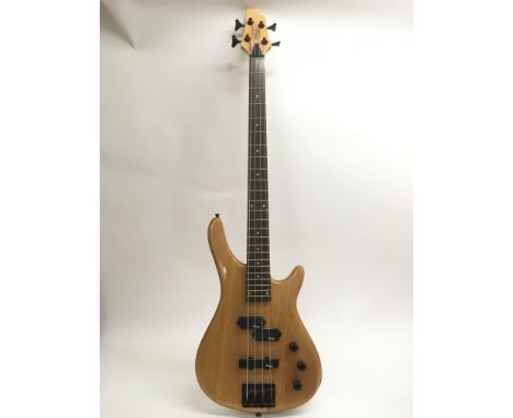 A Stagg bass guitar, no case.