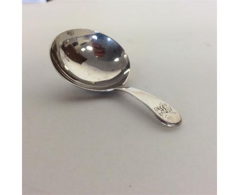 A Georgian silver OE caddy spoon. London. By IB. Approx. 10 grams. Est. £40 - £60.