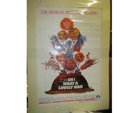 Original full size ' Oh What a Lovely War ' coloured cinema poster, 69cms x 104cms, published in 1969 for the classical satir
