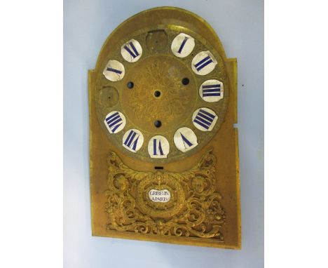 Gribelin of Paris, late 17th Century buhl and ormolu bracket clock (dismantled for total restoration)