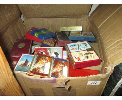 Large quantity of mainly playing card twin packs from 1930's to 1960's 
