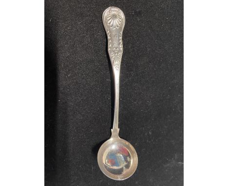 A hallmarked for Glasgow 1859 silver toddy ladle, 44g 