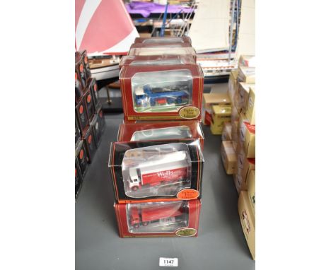 Nineteen 1:76 scale EFE Die-casts, all Wagons, all boxed, box length 17cm