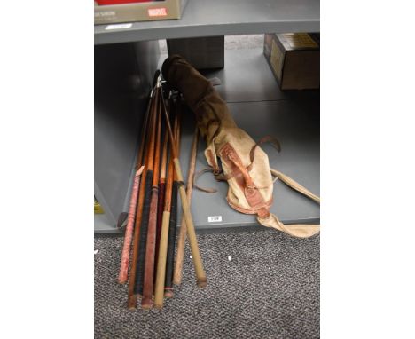 Eleven Hickory Shafted Vintage Golf Clubs, True Line Deep Faced Mashie and Mashie Niblick, Spalding Kro-Flite Sweet Spot, J W