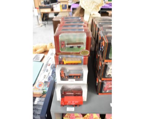 Twenty Two1:76 scale EFE Die-casts, all Wagons including Tankers, Removal Vans etc, 21 boxed, one loose, box length 17cm