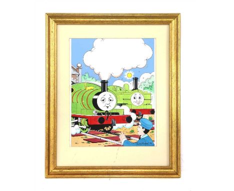Timothy Marwood (1954-2008) PERCY AND DUCK signed and dated '93 l.r., pen and ink and watercolour, 28.5 x 22.5cm, together wi