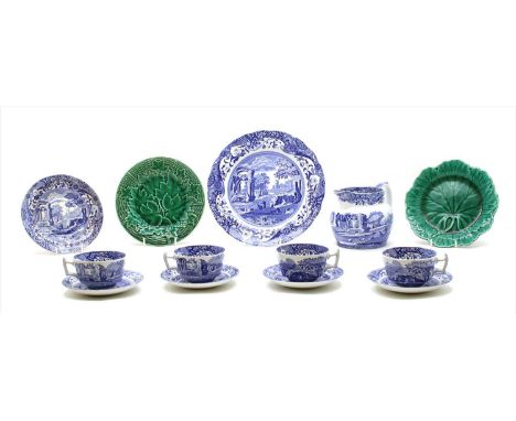 A Copeland Spode Italian pattern blue and white tea/ dinner service, (Qty.)