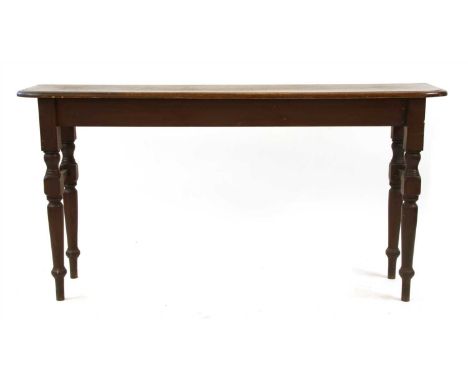 A mahogany console table, late 19th century , 187cm wide, 47cm deep, 94cm high