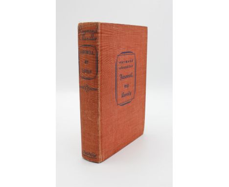 CHANDLER, (Raymond), Farewell My Lovely, US first edition, published by Alfred A Knopf, 1940Condition Report:  There is some 