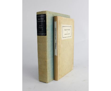 POWYS, (John Cowper), Samphire, first edition, with inscribed dedication probably by the author, New York, Thomas Seltzer, 19