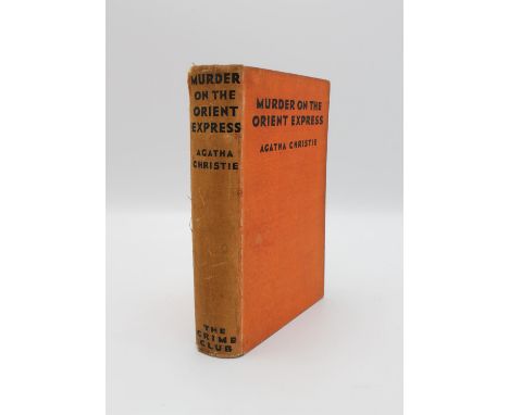 CHRISTIE, (Agatha), Murder on the Orient Express, first edition, third impression, London, Collins, The Crime Club, 1934Condi