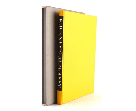 David Hockney and Steven Spender, Hockney's Alphabet, Faber and Faber, signed by both Hockney in green ink and Spender in red