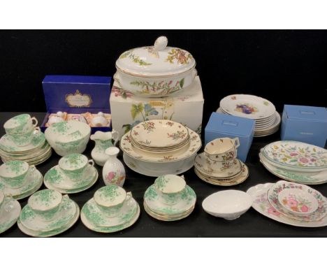 Ceramics including; Minton 'Haddon Hall', Spode 'Stafford Flowers', Royal Doulton 'Old Leeds Sprays', Wedgwood 'Country ware'