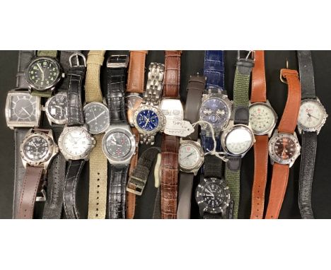 Watches - Timex Tonneau chronograph, Military style Alpine Forces, Swatch Irony chronograph, AG2002, Lorus Sports, Ricardo, e