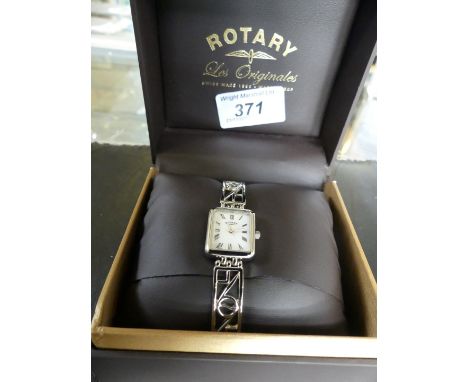 A ladies Rotary bracelet watch, with Macintosh strap, to box