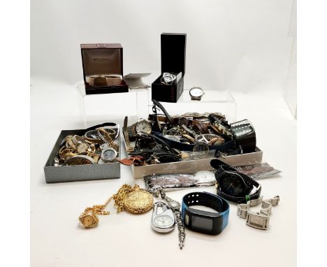 Qty of gents / ladies manual wind & quartz watches inc Rotary (inc boxed), Tiger beer, carabiner watch etc - for spares / rep