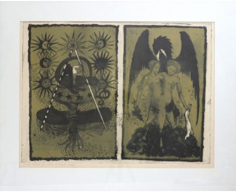 Deborah L Padway (British, 20th Century), Fertile Rabbit for Venus and Mars Treaty, signed dated, numbered and titled in penc
