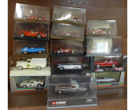 Fifteen Corgi, Model Box and Solido die-cast vehicles