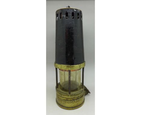 A Richard Johnson Clapham & Morris Ltd. miners lamp