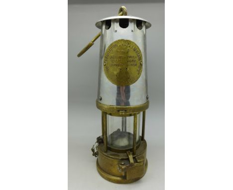 A Protector miners safety lamp, type 6