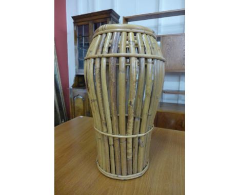 A bamboo stick stand 