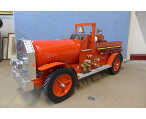 A model fire engine 