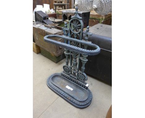 A cast iron stick stand 