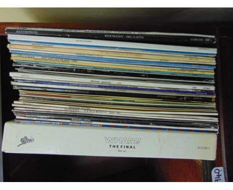 Collection of iconic 1970s and 80s LPs to include 'WHAM, the final box set',  also Madonna and Michael Jackson