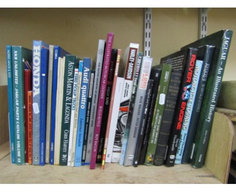 A collection of good quality automobile and motorcycle books 