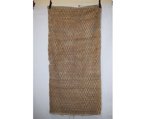 Anatolian 'chequerboard'  tulu, Karapinar or Konya area, central Anatolia, first half 20th century, 7ft. 2in. X 3ft. 6in.  2.