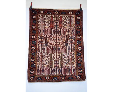 Attractive Qashqa'i rug of recent production, Fars, south west Persia, probably woven in the last 10 to 20 years, 5ft. 3in. X