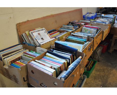 15 boxes of vintage and modern reference books relating to textiles to include; 'Design for Canvas Work with Raffia and Wool'