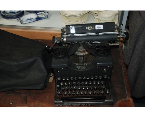 An old Royal Typewriter