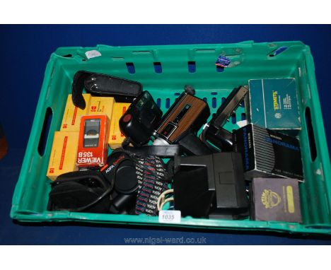 A quantity of Cine and Camera with miscellaneous Camera Equipment