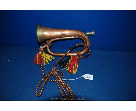 A Copper & Brass Bugle.