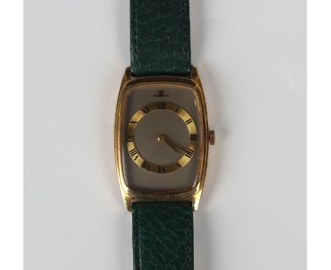 A Jaeger-LeCoultre 18ct gold gentleman's dress watch, Ref. No. 9043, circa 1970s, the signed jewelled 818/2 caliber movement 